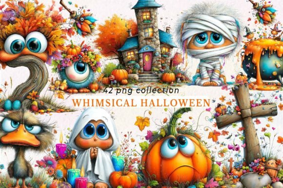 Download Whimsical Halloween Clipart PNG - Whimsical Collection