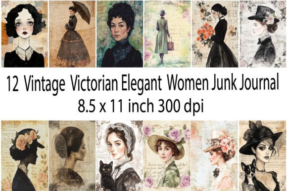 Download Vintage Victorian Elegant Women Junk Jou - Premium Bundle
